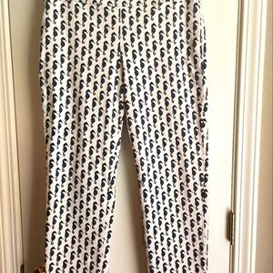 Attyre New York Seahorse Print size 10 pants